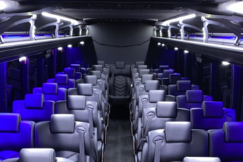 Mission Viejo Charter Bus Interior