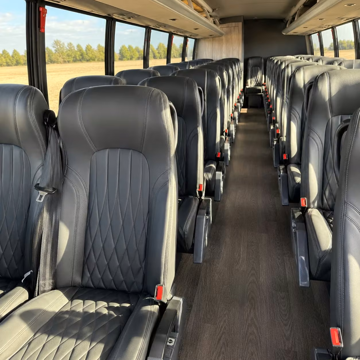 25 passenger minibus inside