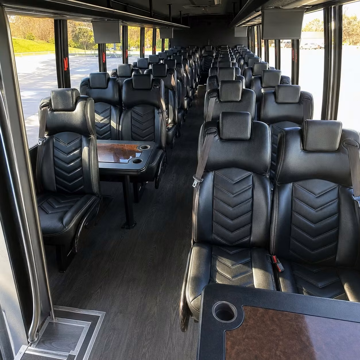 28 passenger minibus inside