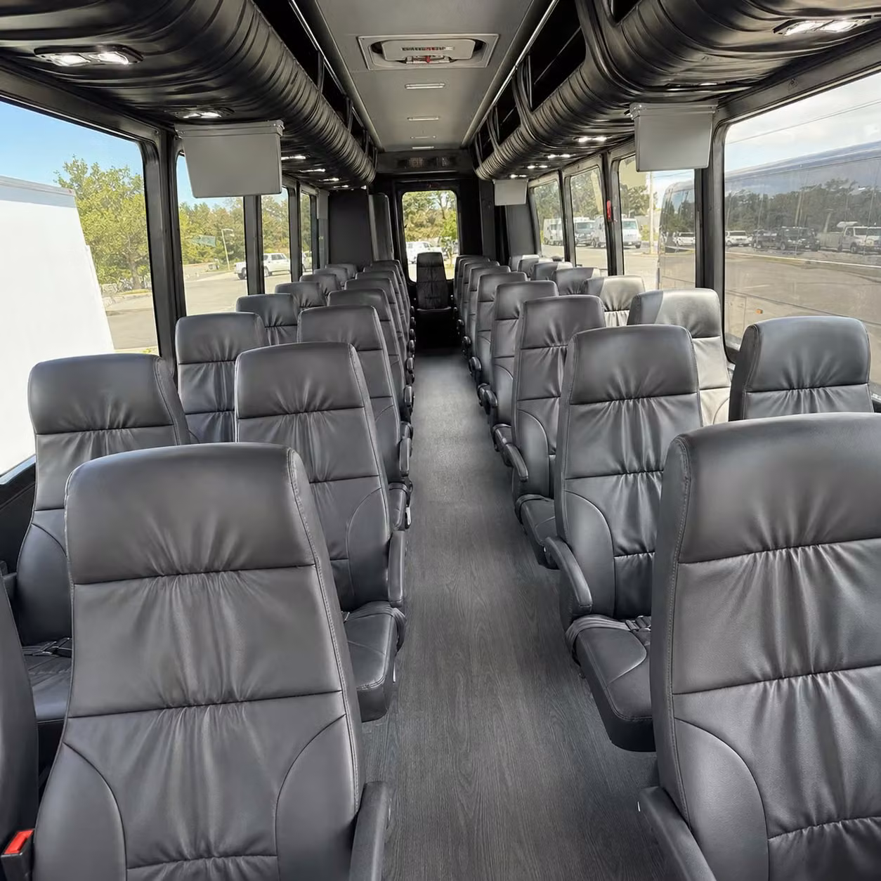35 passenger minibus inside