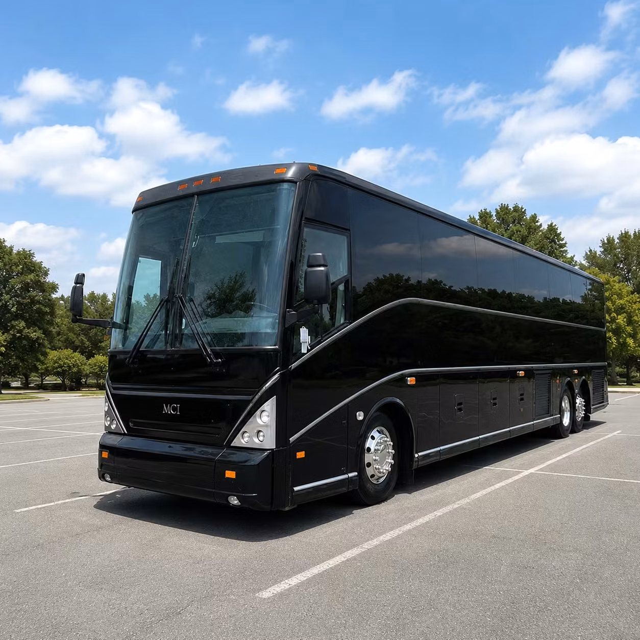 56 passenger charter bus