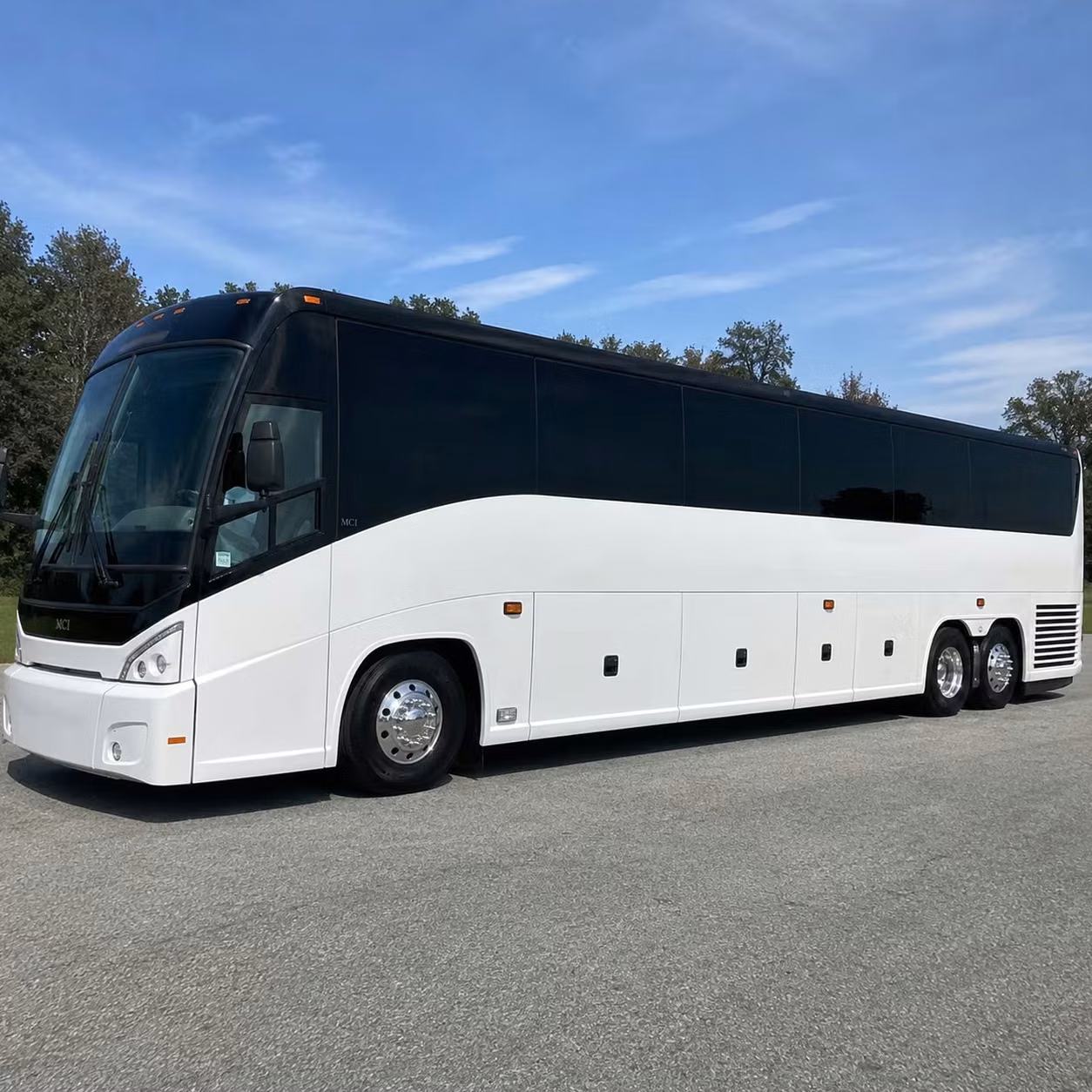 mission viejo charter bus rental exterior