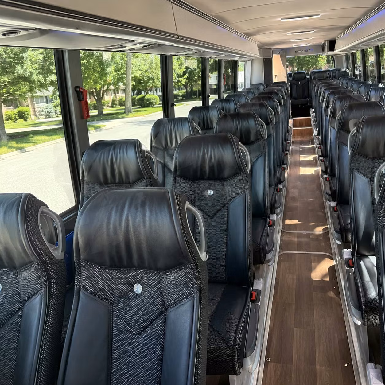 mission viejo charter bus rental inside