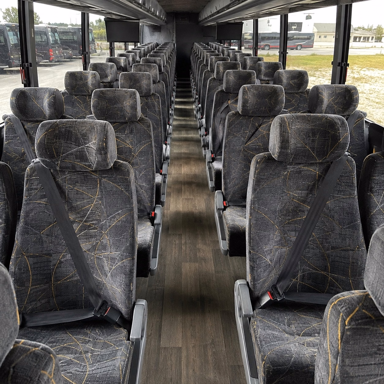 mission viejo charter bus rental interior
