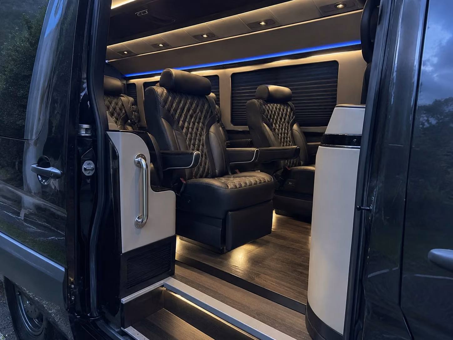 sprinter van with driver interior